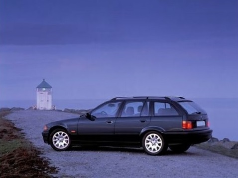 Kombi E36 95-'99 bis 90kg Schloss Alu Relingträger VDP L120 BMW 3er Touring 